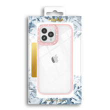 Заредете изображение във визуализатора на галерията – Kingxbar Sparkle Series case iPhone 13 Pro with crystals back cover pink - TopMag
