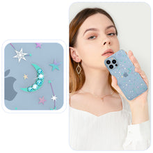 Заредете изображение във визуализатора на галерията – Kingxbar Lucky Series iPhone 13 Pro case decorated with original Swarovski crystals transparent (Zodiac) - TopMag
