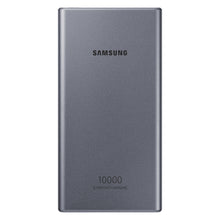 Заредете изображение във визуализатора на галерията – Samsung USB Power Bank 10000mAh 25W Gray (EB-P3300XJEGEU) - TopMag
