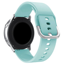 Заредете изображение във визуализатора на галерията – Silicone Strap TYS smart watch band universal 22mm turquoise - TopMag
