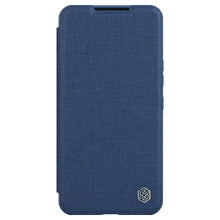 Заредете изображение във визуализатора на галерията – Nillkin Qin Cloth Pro Case Case For Samsung Galaxy S22 + (S22 Plus) Camera Protector Holster Cover Flip Cover Blue - TopMag
