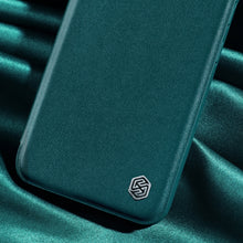 Заредете изображение във визуализатора на галерията – Nillkin Qin Cloth Pro Case Case For Samsung Galaxy S22 + (S22 Plus) Camera Protector Holster Cover Flip Cover Blue - TopMag
