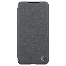 Заредете изображение във визуализатора на галерията – Nillkin Qin Cloth Pro Case Case for Samsung Galaxy S22 + (S22 Plus) Camera Protector Holster Cover Flip Cover Gray - TopMag
