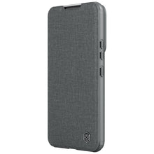 Заредете изображение във визуализатора на галерията – Nillkin Qin Cloth Pro Case Case for Samsung Galaxy S22 + (S22 Plus) Camera Protector Holster Cover Flip Cover Gray - TopMag
