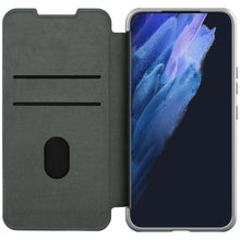 Заредете изображение във визуализатора на галерията – Nillkin Qin Cloth Pro Case Case for Samsung Galaxy S22 + (S22 Plus) Camera Protector Holster Cover Flip Cover Gray - TopMag
