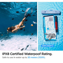 Заредете изображение във визуализатора на галерията – Spigen A601 UNIVERSAL WATERPROOF CASE 2-PACK AQUA BLUE - TopMag
