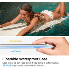 Заредете изображение във визуализатора на галерията – Spigen A610 UNIVERSAL WATERPROOF FLOAT CASE 2-PACK CRYSTAL CLEAR - TopMag
