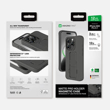 Заредете изображение във визуализатора на галерията – Amazing Thing Matte Pro Mag Case IP156.1PMPBK for Iphone 15 Pro black
