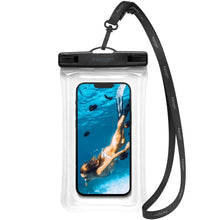 Заредете изображение във визуализатора на галерията – Spigen A610 UNIVERSAL WATERPROOF FLOAT CASE CRYSTAL CLEAR - TopMag

