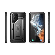 Заредете изображение във визуализатора на галерията – Supcase UNICORN BEETLE PRO 2-SET GALAXY S22 ULTRA BLACK - TopMag
