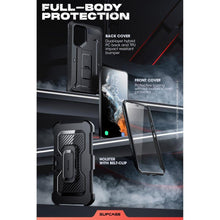 Заредете изображение във визуализатора на галерията – Supcase UNICORN BEETLE PRO 2-SET GALAXY S22 ULTRA BLACK - TopMag
