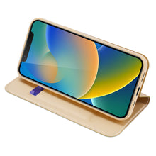 Заредете изображение във визуализатора на галерията – Dux Ducis Skin Pro Holster Cover Flip iPhone 14 gold - TopMag
