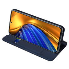 Заредете изображение във визуализатора на галерията – Dux Ducis Skin Pro Holster Cover Flip Cover for Xiaomi Poco F4 5G blue - TopMag
