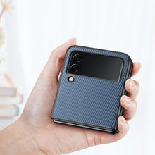 Заредете изображение във визуализатора на галерията – Dux Ducis Fino case is made of nylon material for Samsung Galaxy Z Flip4 blue - TopMag
