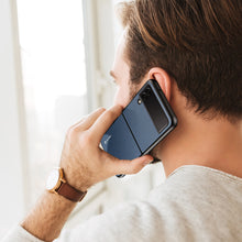 Заредете изображение във визуализатора на галерията – Dux Ducis Fino case is made of nylon material for Samsung Galaxy Z Flip4 blue - TopMag
