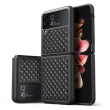 Заредете изображение във визуализатора на галерията – Dux Ducis Venice Leather Case for Samsung Galaxy Z Flip 3 Genuine Leather Cover Black - TopMag
