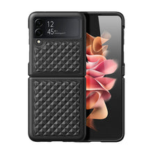 Заредете изображение във визуализатора на галерията – Dux Ducis Venice Leather Case for Samsung Galaxy Z Flip 3 Genuine Leather Cover Black - TopMag
