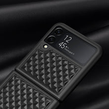 Заредете изображение във визуализатора на галерията – Dux Ducis Venice Leather Case for Samsung Galaxy Z Flip 3 Genuine Leather Cover Black - TopMag
