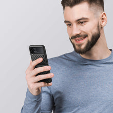 Заредете изображение във визуализатора на галерията – Dux Ducis Venice Leather Case for Samsung Galaxy Z Flip 3 Genuine Leather Cover Black - TopMag
