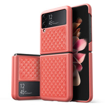 Заредете изображение във визуализатора на галерията – Dux Ducis Venice Leather Case for Samsung Galaxy Z Flip 3 Genuine Leather Red - TopMag
