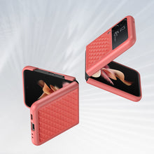 Заредете изображение във визуализатора на галерията – Dux Ducis Venice Leather Case for Samsung Galaxy Z Flip 3 Genuine Leather Red - TopMag
