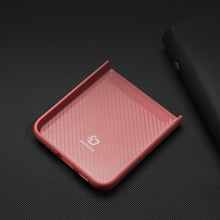 Заредете изображение във визуализатора на галерията – Dux Ducis Venice Leather Case for Samsung Galaxy Z Flip 3 Genuine Leather Red - TopMag
