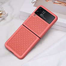 Заредете изображение във визуализатора на галерията – Dux Ducis Venice Leather Case for Samsung Galaxy Z Flip 3 Genuine Leather Red - TopMag
