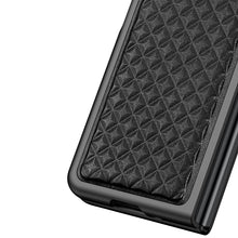 Заредете изображение във визуализатора на галерията – Dux Ducis Venice Leather Case for Samsung Galaxy Z Fold 3 Genuine Leather Cover Black - TopMag
