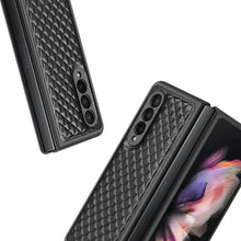 Заредете изображение във визуализатора на галерията – Dux Ducis Venice Leather Case for Samsung Galaxy Z Fold 3 Genuine Leather Cover Black - TopMag
