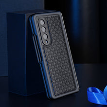 Заредете изображение във визуализатора на галерията – Dux Ducis Venice Leather Case for Samsung Galaxy Z Fold 3 Genuine Leather Cover Black - TopMag
