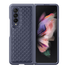 Заредете изображение във визуализатора на галерията – Dux Ducis Venice Leather Case for Samsung Galaxy Z Fold 3 Genuine Leather Cover Blue - TopMag
