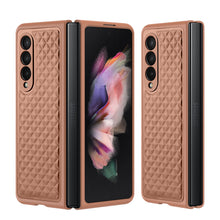 Заредете изображение във визуализатора на галерията – Dux Ducis Venice Leather Case for Samsung Galaxy Z Fold 3 Genuine Leather Cover Brown - TopMag
