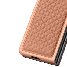 Заредете изображение във визуализатора на галерията – Dux Ducis Venice Leather Case for Samsung Galaxy Z Fold 3 Genuine Leather Cover Brown - TopMag
