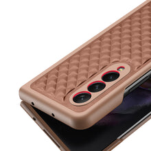 Заредете изображение във визуализатора на галерията – Dux Ducis Venice Leather Case for Samsung Galaxy Z Fold 3 Genuine Leather Cover Brown - TopMag
