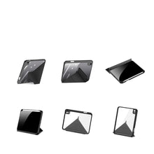 Заредете изображение във визуализатора на галерията – Dux Ducis Magi case for iPad mini 2021 smart cover with stand and storage for Apple Pencil black - TopMag
