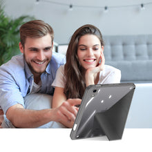 Заредете изображение във визуализатора на галерията – Dux Ducis Magi case for iPad mini 2021 smart cover with stand and storage for Apple Pencil gray - TopMag
