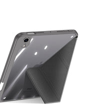 Заредете изображение във визуализатора на галерията – Dux Ducis Magi case for iPad mini 2021 smart cover with stand and storage for Apple Pencil gray - TopMag
