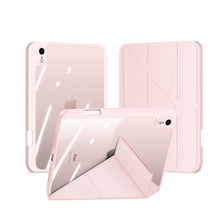 Заредете изображение във визуализатора на галерията – Dux Ducis Magi case for iPad mini 2021 smart cover with stand and storage for Apple Pencil pink - TopMag
