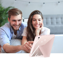 Заредете изображение във визуализатора на галерията – Dux Ducis Magi case for iPad mini 2021 smart cover with stand and storage for Apple Pencil pink - TopMag
