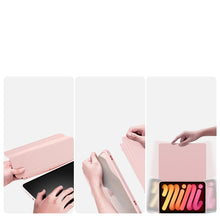 Заредете изображение във визуализатора на галерията – Dux Ducis Magi case for iPad mini 2021 smart cover with stand and storage for Apple Pencil pink - TopMag
