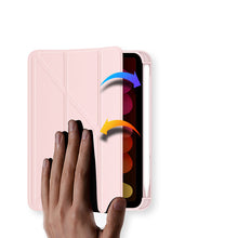 Заредете изображение във визуализатора на галерията – Dux Ducis Magi case for iPad mini 2021 smart cover with stand and storage for Apple Pencil pink - TopMag
