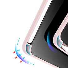 Заредете изображение във визуализатора на галерията – Dux Ducis Magi case for iPad mini 2021 smart cover with stand and storage for Apple Pencil pink - TopMag
