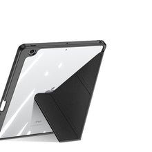 Заредете изображение във визуализатора на галерията – Dux Ducis Magi case for iPad 10.2 '' 2021/2020/2019 smart cover with stand and storage for Apple Pencil black - TopMag
