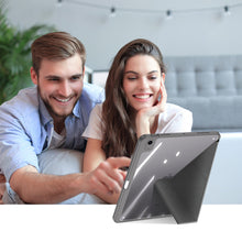 Заредете изображение във визуализатора на галерията – Dux Ducis Magi case for iPad Air (5th generation) / (4th generation) smart cover with stand and storage for Apple Pencil gray - TopMag
