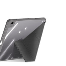 Заредете изображение във визуализатора на галерията – Dux Ducis Magi case for iPad Air (5th generation) / (4th generation) smart cover with stand and storage for Apple Pencil gray - TopMag
