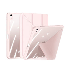 Заредете изображение във визуализатора на галерията – Dux Ducis Magi case for iPad Air (5th generation) / (4th generation) smart cover with stand and storage for Apple Pencil pink - TopMag
