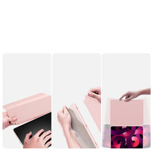 Заредете изображение във визуализатора на галерията – Dux Ducis Magi case for iPad Air (5th generation) / (4th generation) smart cover with stand and storage for Apple Pencil pink - TopMag

