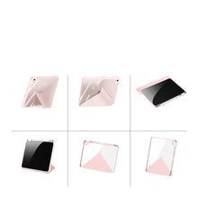 Заредете изображение във визуализатора на галерията – Dux Ducis Magi case for iPad Air (5th generation) / (4th generation) smart cover with stand and storage for Apple Pencil pink - TopMag
