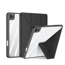 Заредете изображение във визуализатора на галерията – Dux Ducis Magi case for iPad Pro 11 &#39;&#39; 2021/2020/2018 / iPad Air (4th generation) smart cover with stand and Apple Pencil storage black - TopMag
