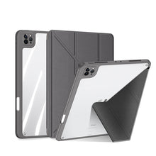 Заредете изображение във визуализатора на галерията – Dux Ducis Magi case for iPad Pro 11 '' 2021/2020/2018 / iPad Air (4th generation) smart cover case with stand and Apple Pencil storage gray - TopMag
